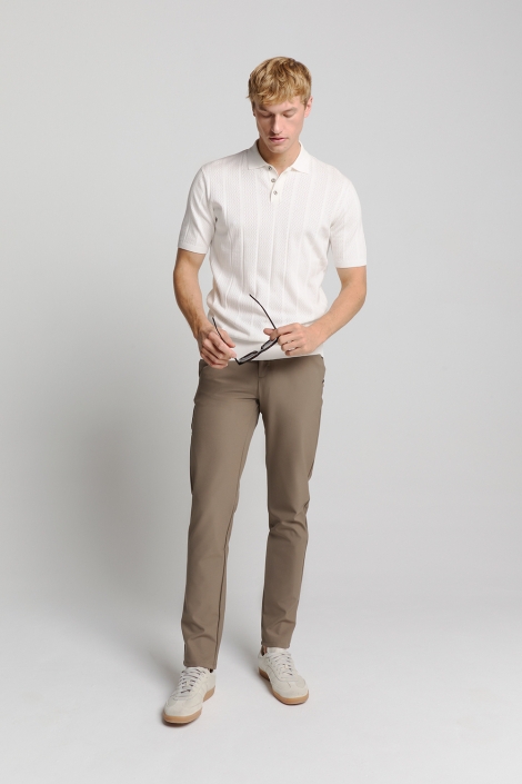 NO-EXCESS pullover short sleeve polo button s